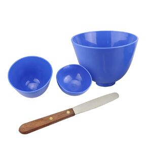 Lab Silicone Mixing Bowl Cup Silicone Dental Plaster Spatula Alginate Mixing Equipment