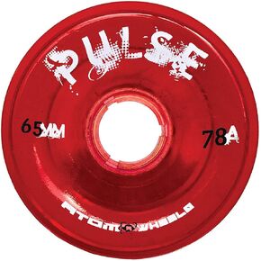 Outdoor Quad Roller Wheels 78A Atom Pulse 65x37 Red / 1 Pack - 4 Wheels