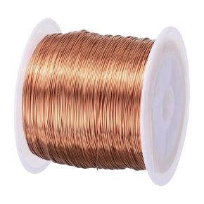 MECCANIXITY 0.4mm Magnet Wire 279ft Enameled Copper Wire Enameled Magnet Winding Wire Coil 100g 155C for Transformers Inductors