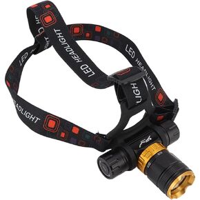 Rechargeable Diving Headlamp, 5000Lm Super Bright Scuba Dive Flashlight, Underwater 60M, Ipx8 Waterproof, 5 Light Modes, Diver Submarine Headllamp for Dive Hand Free Lighting