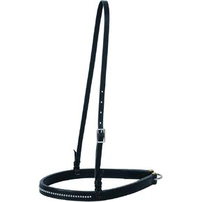 Weaver Leather Back In Black Noseband ,Average