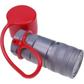 1/2" Hydraulic Female Flat Face Quick Coupler 7246790 Compatible with Bobcat Excavator Backhoe Loader Telescopics Handler 319 418 E08 E32 542 751 B100 T35.105 2300 5600