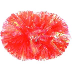 Blaward Cheerleading Pom Poms for Girls with Baton Handle, Upgrade Fluffy Cheerleader Pom Poms for Kids Adults Sport Dance Cheer Pompoms for School Game Team Spirit Cheering - 2 Pack