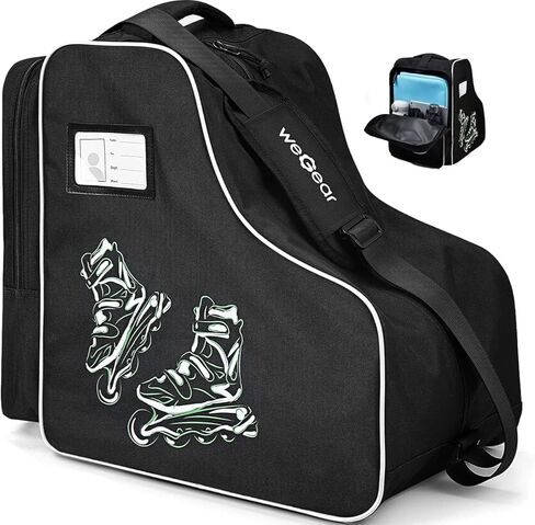 Roller Skate Bag with Adjustable Shoulder Strap,Large Capacity Ice Skates Bag Inline Skate Bags for Men Women Kids in Saudi Arabia