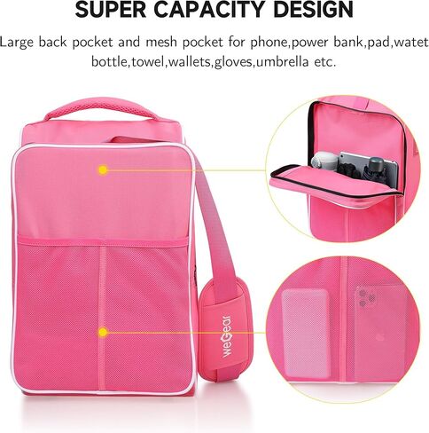Roller Skate Bag with Adjustable Shoulder Strap,Large Capacity Ice Skates Bag Inline Skate Bags for Men Women Kids in Kuwait
