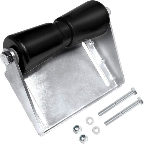 8" 10" 12" Boat Trailer Rollers,Boat Trailer Keel Roller with Bracket Assembly Kit,Galvanized Steel Boat Keel Trailer Rollers for Boat Easy Water Launch,Keel Roller Assembly Kit for Boat Trailer in Saudi Arabia