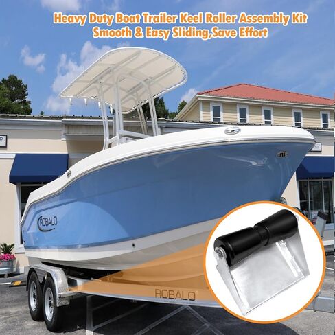 8" 10" 12" Boat Trailer Rollers,Boat Trailer Keel Roller with Bracket Assembly Kit,Galvanized Steel Boat Keel Trailer Rollers for Boat Easy Water Launch,Keel Roller Assembly Kit for Boat Trailer in Saudi Arabia