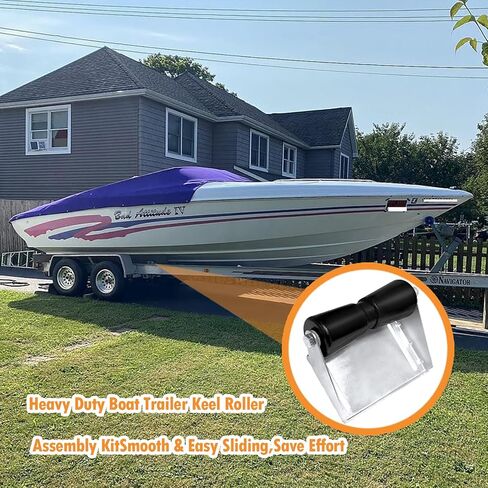 8" 10" 12" Boat Trailer Rollers,Boat Trailer Keel Roller with Bracket Assembly Kit,Galvanized Steel Boat Keel Trailer Rollers for Boat Easy Water Launch,Keel Roller Assembly Kit for Boat Trailer in Saudi Arabia