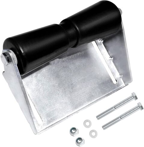 8" 10" 12" Boat Trailer Rollers,Boat Trailer Keel Roller with Bracket Assembly Kit,Galvanized Steel Boat Keel Trailer Rollers for Boat Easy Water Launch,Keel Roller Assembly Kit for Boat Trailer in Saudi Arabia