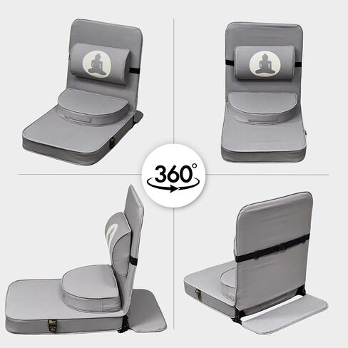 Friends Of Meditation ® Relaxing Buddha Meditation Chair with Extra Rectangular Back Support in Saudi Arabia