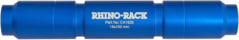 محول متعدد المحاور Rhino Rack USA RBCA030 يحول حامل حامل شوكة وحيد القرن للعمل مع معايير المحاور المتعددة، أسود/أزرق in Kuwait