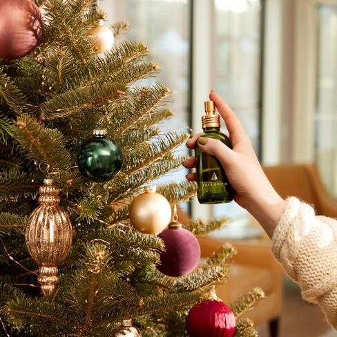 شجرة التنوب الزعتر ورذاذ الغرفة - رذاذ الغرفة مع رائحة شجرة عيد الميلاد - معطرات الهواء للمنزل مع عطر التنوب فريزر وإبر التنوب السيبيري، رائحة الصنوبر عديمة اللهب - 3.75 أوقية in Kuwait