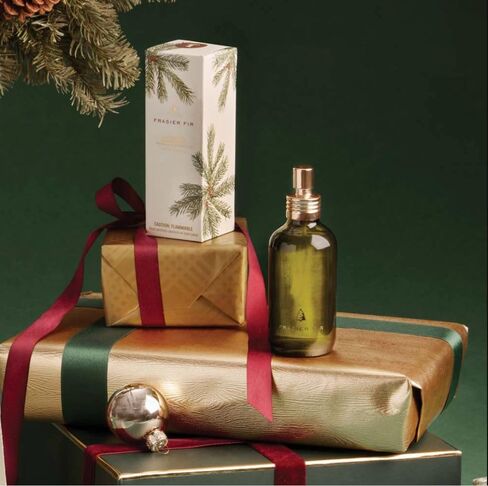 شجرة التنوب الزعتر ورذاذ الغرفة - رذاذ الغرفة مع رائحة شجرة عيد الميلاد - معطرات الهواء للمنزل مع عطر التنوب فريزر وإبر التنوب السيبيري، رائحة الصنوبر عديمة اللهب - 3.75 أوقية in Kuwait