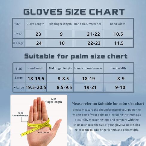 Winter Warm Gloves for Men Women Touchscreen Windproof Waterproof Cold Weather Driving Black Sport Gloves for Cycling Running Skiing Hiking Climbing Shooting Fishing (Large) in Saudi Arabia