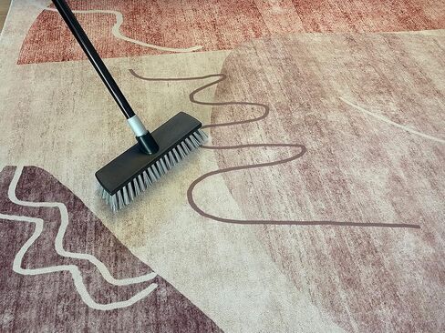 مجموعة من 12 مكانس دفع ذات شعيرات قوية وشديدة التحمل بمقبض تلسكوبي - مثالية للمدارس والمستودعات والمصانع in Saudi Arabia