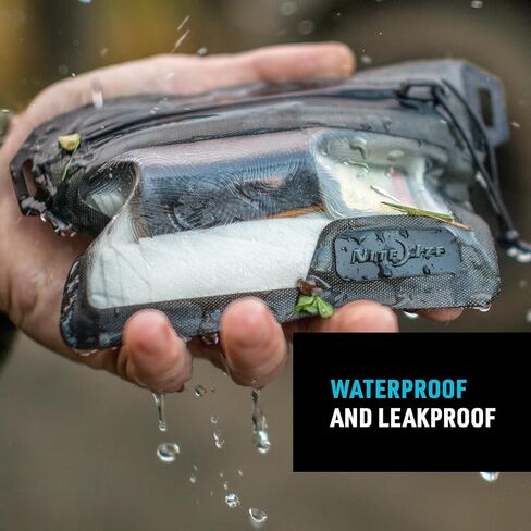 محفظة Nite Ize Runoff المقاومة للماء - حقيبة جافة لحماية قوية وموثوقة - محفظة مقاومة للماء لرحلات الشاطئ والأنشطة الخارجية - تم اختبارها ضد الغبار ومقاومة للماء حتى IP67 in Saudi Arabia