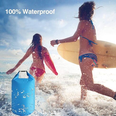 CMCOOPLX 10L/20L/40L/70Lحقيبة جافة مقاومة للماء، أكياس تخزين أكياس الزورق خفيفة الوزن، أكياس جافة حقائب مقاومة للماء للتجديف بالكاياك وركوب القوارب والمشي لمسافات طويلة والتخييم والسفر وصيد الأسماك والسباحة البحرية (أسود، 70 لتر) in Saudi Arabia