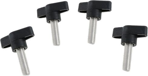 مقابض لولبية مقبض M8 * 25 مللي متر نوع لقط مقبض أسود البلاستيك T-شكل لقط مقبض مقابض لولبية Handle-8PCS in Kuwait