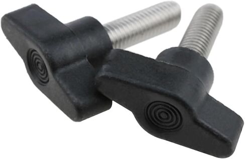 مقابض لولبية مقبض M8 * 25 مللي متر نوع لقط مقبض أسود البلاستيك T-شكل لقط مقبض مقابض لولبية Handle-8PCS in Kuwait