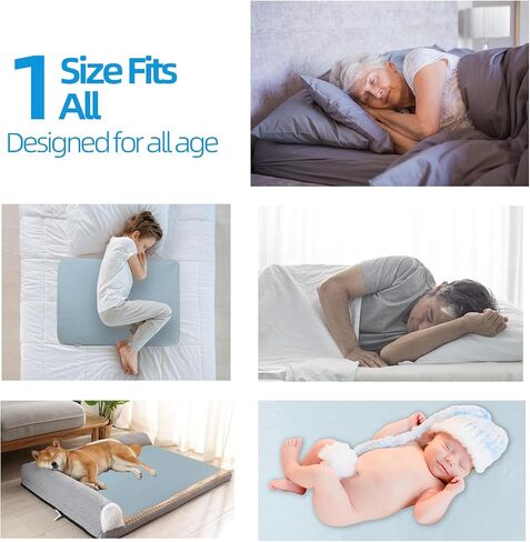 Washable Bed Pads Waterproof for Incontinence, Heavy Absorbent Reusable Pads 30" X 36" (4 Pack), Bed Protector Pads, Underpads Pee Pads for Adults, Elderly, Kids, Toddler and Pets, Absorbent Pads in Saudi Arabia