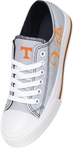 Tennessee Volunteers NCAA Womens Color Glitter Low Top Canvas Shoes - 6 in Saudi Arabia