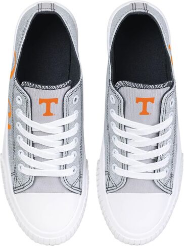 Tennessee Volunteers NCAA Womens Color Glitter Low Top Canvas Shoes - 6 in Saudi Arabia