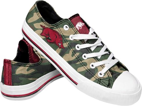 FOCO Arkansas Womens Camo Low Top Canvas Shoe Size 7 in Saudi Arabia