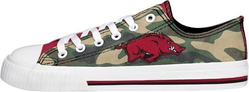 FOCO Arkansas Womens Camo Low Top Canvas Shoe Size 7 in Saudi Arabia