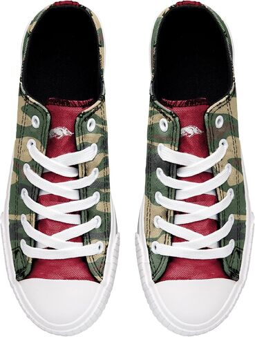 FOCO Arkansas Womens Camo Low Top Canvas Shoe Size 7 in Saudi Arabia