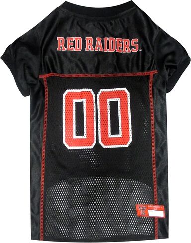 Pets First NCAA College Texas Tech Red Raiders Mesh Jersey for Dogs & Cats, Size XX-Large, Licensed Dog Jersey with Your Favorite Football/Basketball College Team in Saudi Arabia