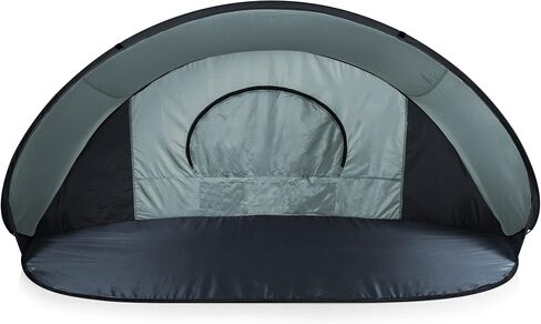 PICNIC TIME NCAA Wingate University Bulldogs Manta Portable Beach Tent, Pop Up Tent, Beach Sun Shelter Pop Up, (Gray with Black Accents) in Saudi Arabia