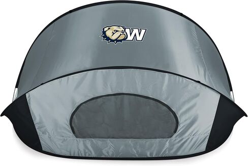 PICNIC TIME NCAA Wingate University Bulldogs Manta Portable Beach Tent, Pop Up Tent, Beach Sun Shelter Pop Up, (Gray with Black Accents) in Saudi Arabia