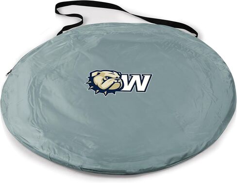 PICNIC TIME NCAA Wingate University Bulldogs Manta Portable Beach Tent, Pop Up Tent, Beach Sun Shelter Pop Up, (Gray with Black Accents) in Saudi Arabia