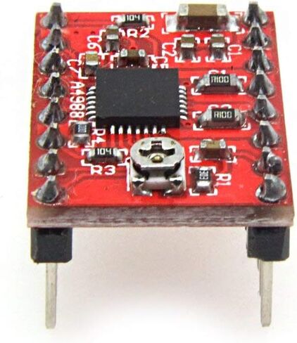 DIGISHUO 5Pcs A4988 Compatible StepStick Stepper Motor Driver Module with Heat Sink for 3D Printer Controller Ramps 1.4(Pack of 5Pcs) (Red) in Saudi Arabia