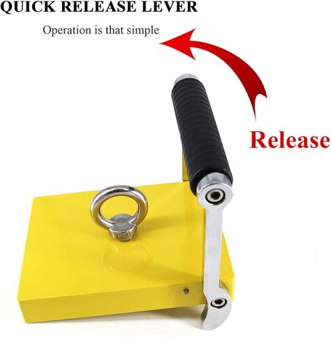 AOMAG ZY-3 Magnetic Sheet Handler with Lifting and Release Holder, Lifting Magnet with Eyebolt 507 lb (ZY-3 507LB) in Kuwait