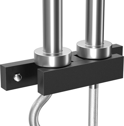 حامل الأثقال، حامل على الحائط من الأثقال للقضبان الأولمبية والكورية، منظم رف رفع الأثقال الرأسي للتخزين في صالة الألعاب الرياضية المنزلية in Kuwait