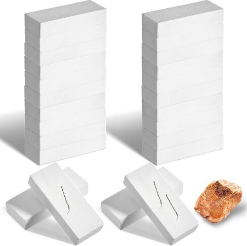 24 قطعة من لوحات الخطوط البيضاء أدوات الجيولوجيا مجموعة تحديد الصخور مجموعة اختبار المعادن مجموعة اختبار الصلابة مجموعة اختبارات العلوم والفصول الدراسية ومستلزمات المختبرات والمواد الاستهلاكية لوحات الخدش 1.97 × 0.79 × 0.39 بوصة in Kuwait