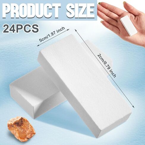 24 قطعة من لوحات الخطوط البيضاء أدوات الجيولوجيا مجموعة تحديد الصخور مجموعة اختبار المعادن مجموعة اختبار الصلابة مجموعة اختبارات العلوم والفصول الدراسية ومستلزمات المختبرات والمواد الاستهلاكية لوحات الخدش 1.97 × 0.79 × 0.39 بوصة in Kuwait