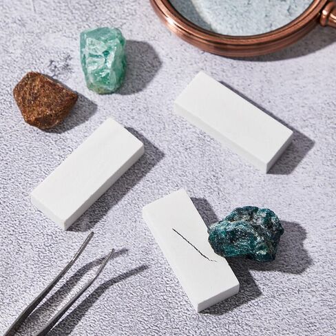 24 قطعة من لوحات الخطوط البيضاء أدوات الجيولوجيا مجموعة تحديد الصخور مجموعة اختبار المعادن مجموعة اختبار الصلابة مجموعة اختبارات العلوم والفصول الدراسية ومستلزمات المختبرات والمواد الاستهلاكية لوحات الخدش 1.97 × 0.79 × 0.39 بوصة in Kuwait