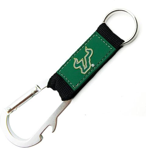 مجموعة Pro Specialities Group South Florida Bulls Keychain Carabiner Wordmark Green in Saudi Arabia