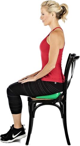 FitBALL Seating Wedge Encourages Proper Alignment and Posture Correction While Seating - Lumbar Support - Junior - 10in - Green in Saudi Arabia