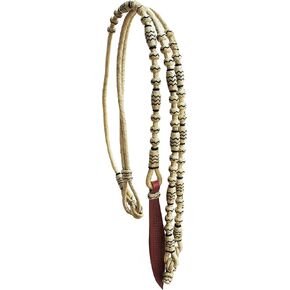 Horse Braided Natural Rawhide Leather Rommel Romel Romal Reins Tack 805LR1819