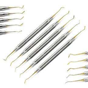 Dental Restorative Composite Instrument Gold Tip Placement Pluggers DN-2193