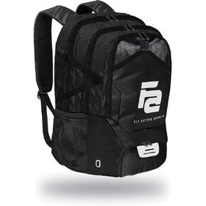 Fit Active Sports Backpack For Football, Basketball, Soccer, & Volleyball - Multifunctional Sports Equipment Bag