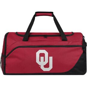 FOCO Oklahoma Sooners NCAA Solid Big Logo Duffle Bag
