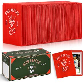 510 Pack Ding Defend Trading Card Mailing Protectors Hard Plastic Card Slab - Diamond Hands Card Guard Packaging Pads for Collectible Cards, Shipping Supplies & Hobby Supplies - 3.5 x 4.5 Inches