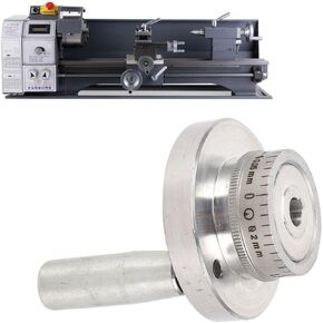 Lathe Hand Wheel, Removable Metal Round Handwheel with Revolving Knob Handle for Small Lathes Grinders Milling Machine