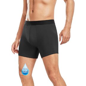Incontinence Underwear for Men, High Absorbency Leak Proof Underwear for Men Bladder Control Boxer Briefs Washable - Pack of 3