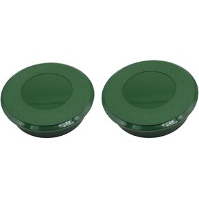 Golf Cup Cover for Putting Green Plastic Golf Hole Cover Practice Training Aids (2pcs Green)