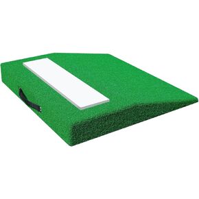 SPRAWL تلة رمي محمولة لأباريق البيسبول مع مقبض حمل وحجم تنظيم رمي المطاط 30 بوصة × 30 بوصة × 4 بوصة مدربي رمي للداخلية والخارجية in Kuwait